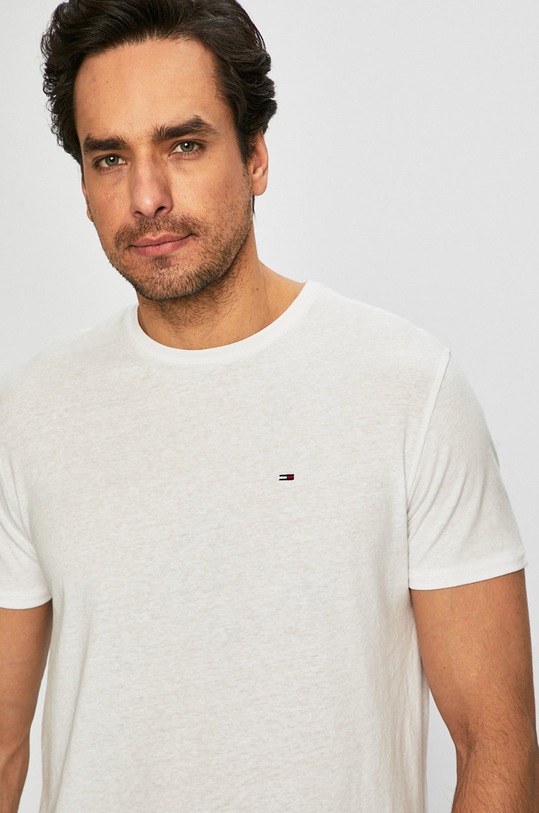 Tommy Jeans - Tricou alb DM0DM04413