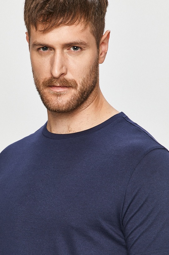 Tommy Hilfiger - T-shirt (2-pack) granatowy UM0UM01030