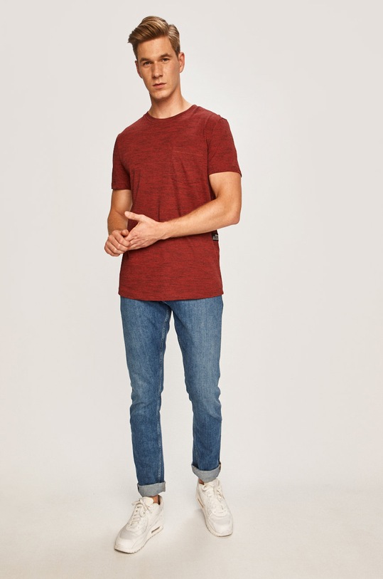 Tom Tailor Denim - T-shirt 1011974 bordowy AA00