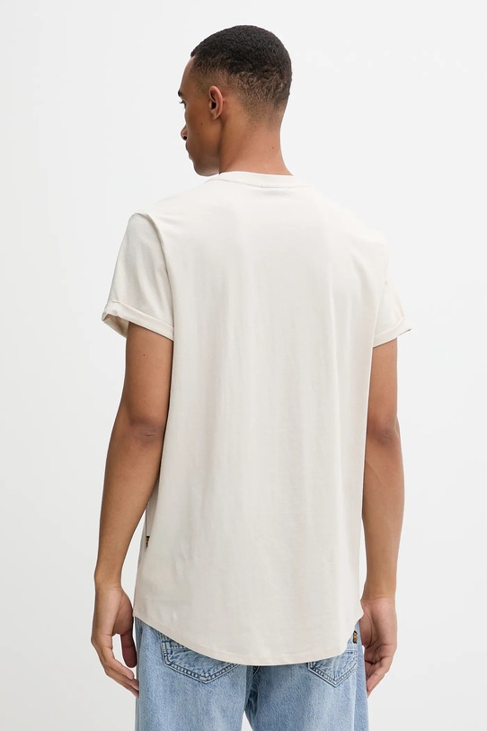 Odzież G-Star Raw t-shirt bawełniany D16396.B353 beżowy