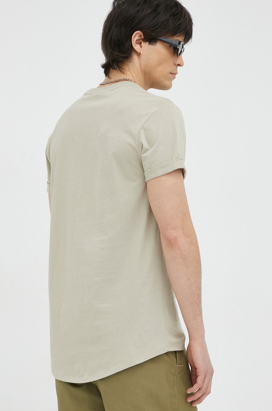 Odzież G-Star t-shirt bawełniany Lash D16396.B353 beżowy