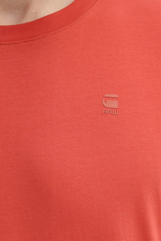 G-Star tricou din bumbac D16396.B353 portocaliu