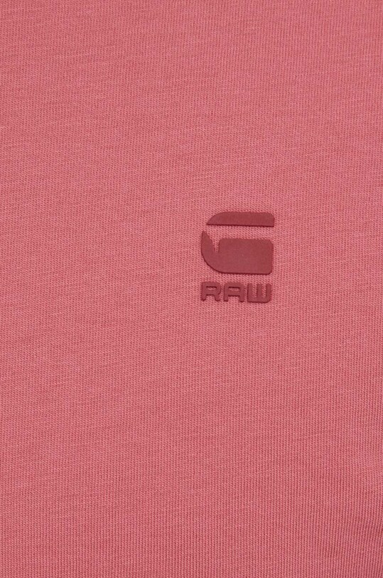 G-Star Raw pamut póló D16396.B353 rózsaszín