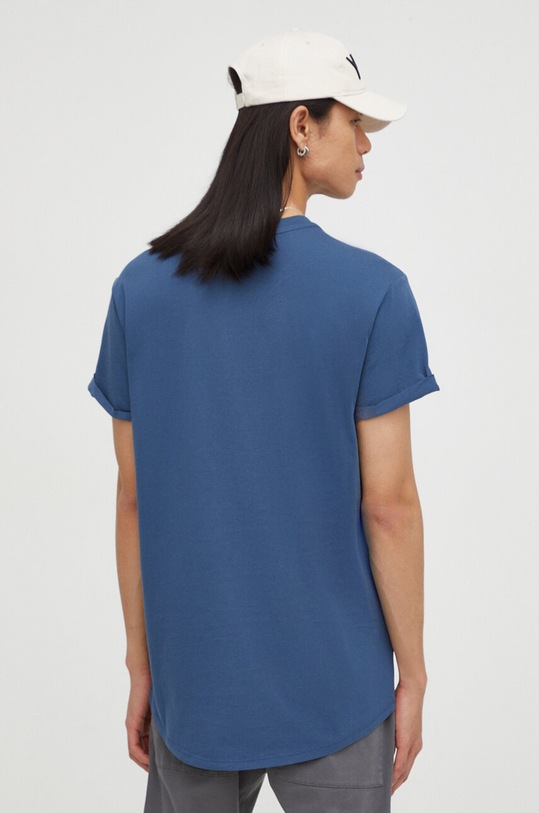 Oblečenie Bavlnené tričko G-Star Lash D16396.B353 tmavomodrá