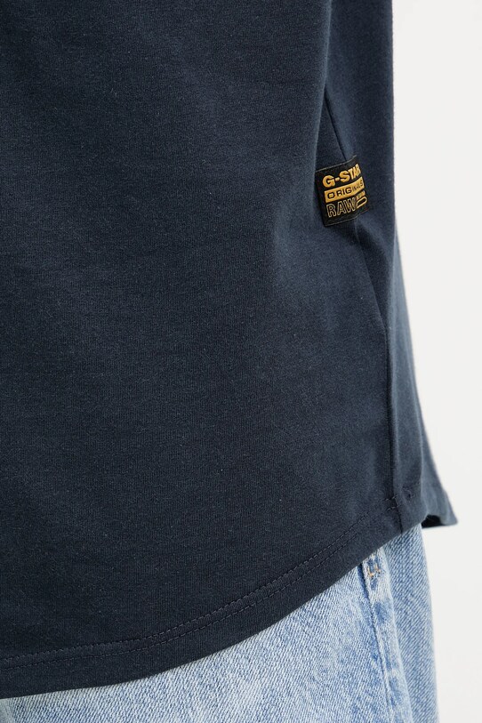 G-Star Raw tricou din bumbac D16396.B353 bleumarin