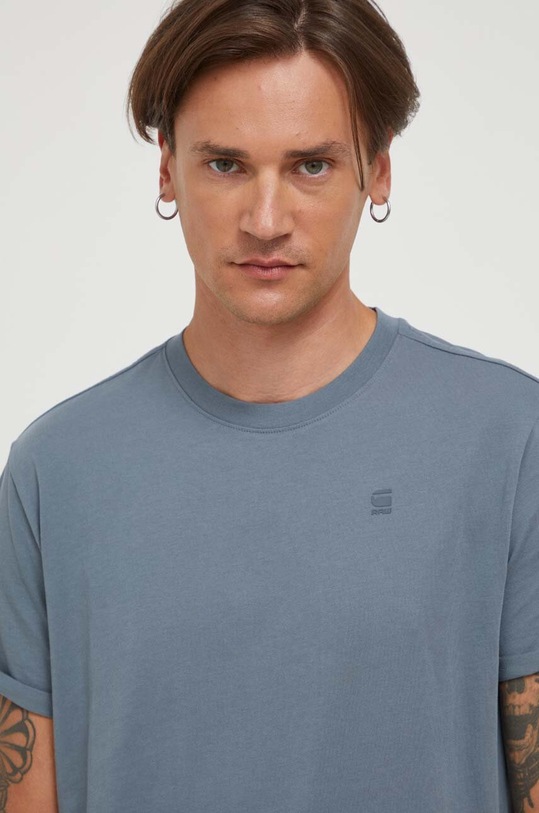 G-Star t-shirt bawełniany Lash szary D16396.B353