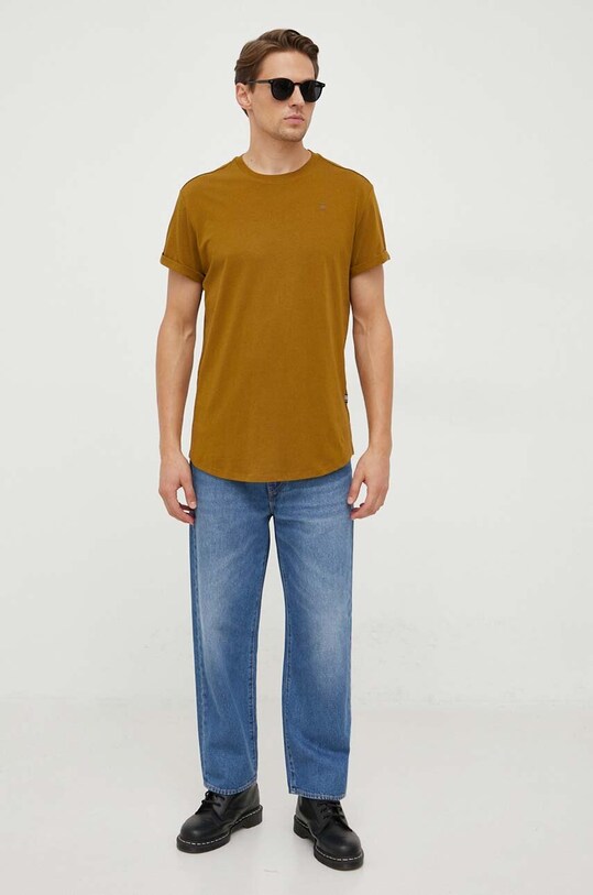 G-Star tricou din bumbac D16396.B353 verde AA00