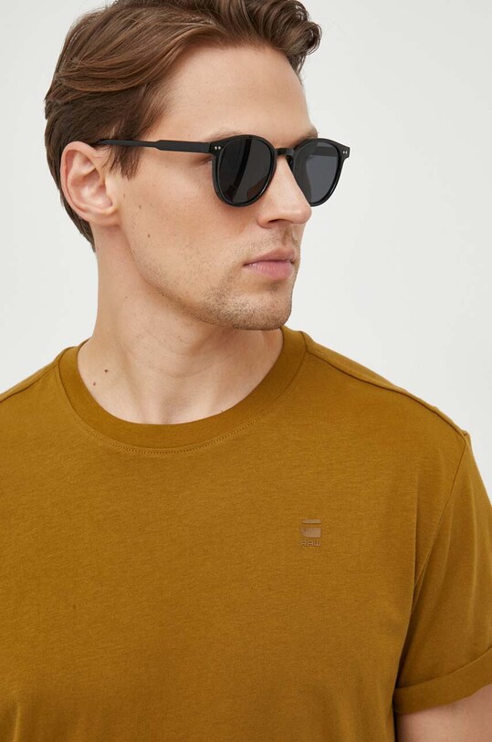 G-Star tricou din bumbac verde D16396.B353