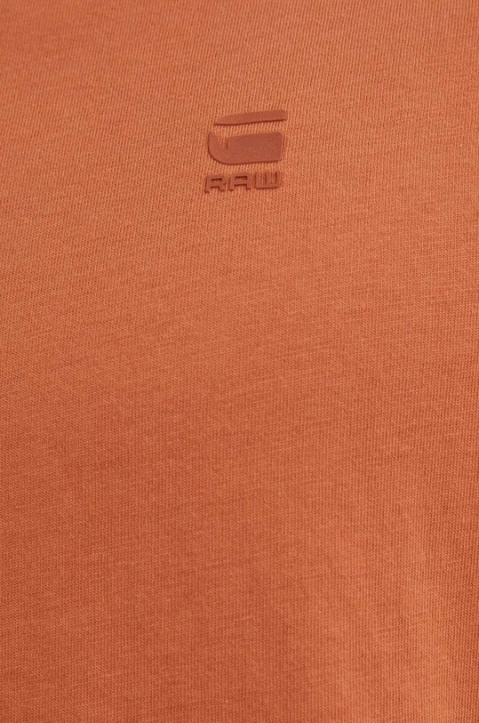 G-Star Raw pamut póló D16396.B353 narancssárga