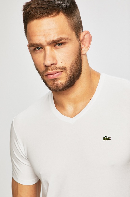 Lacoste - T-shirt TH0999 biały TH0999