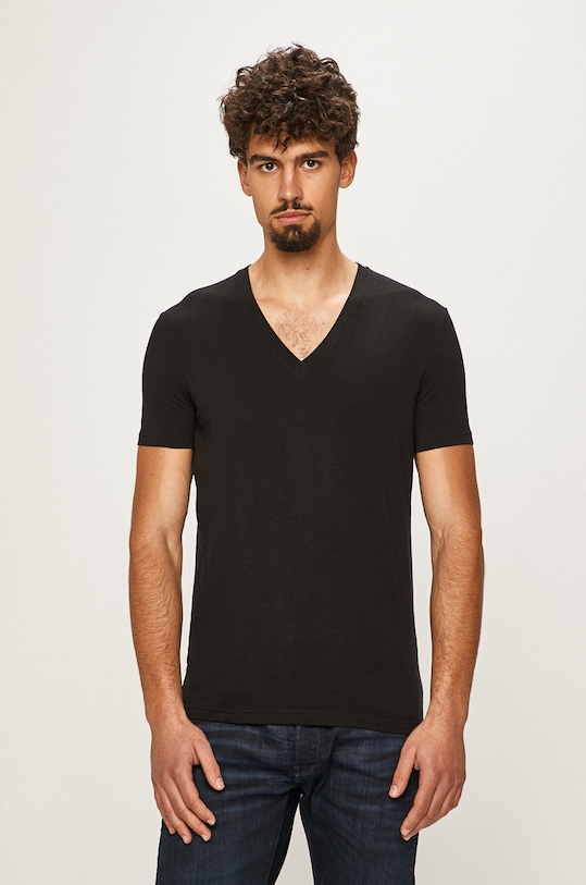 DSQUARED2 - Tricou (2 pack) uni negru DCX450030