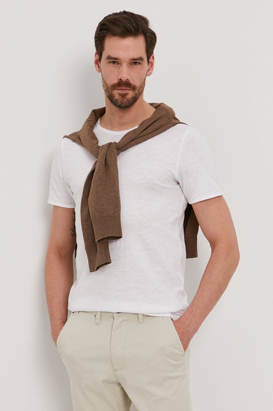 Selected Homme - Tričko hladký bílá 16071775