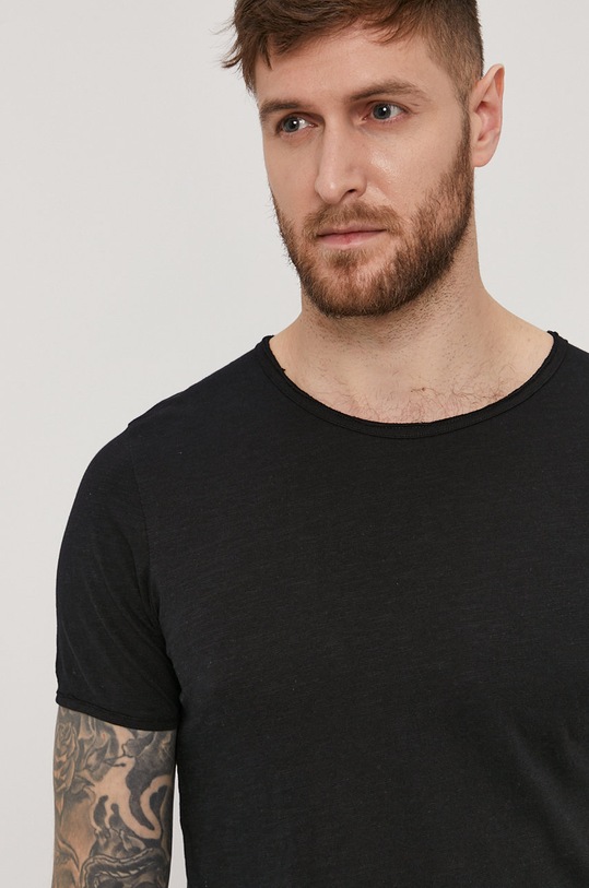 Selected Homme - T-shirt czarny 16071775