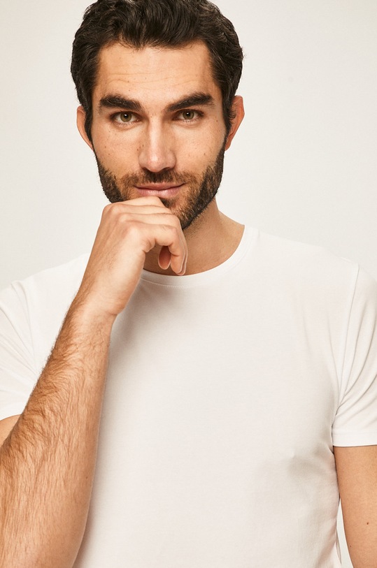 Selected Homme - T-shirt 16073457 biały AA00