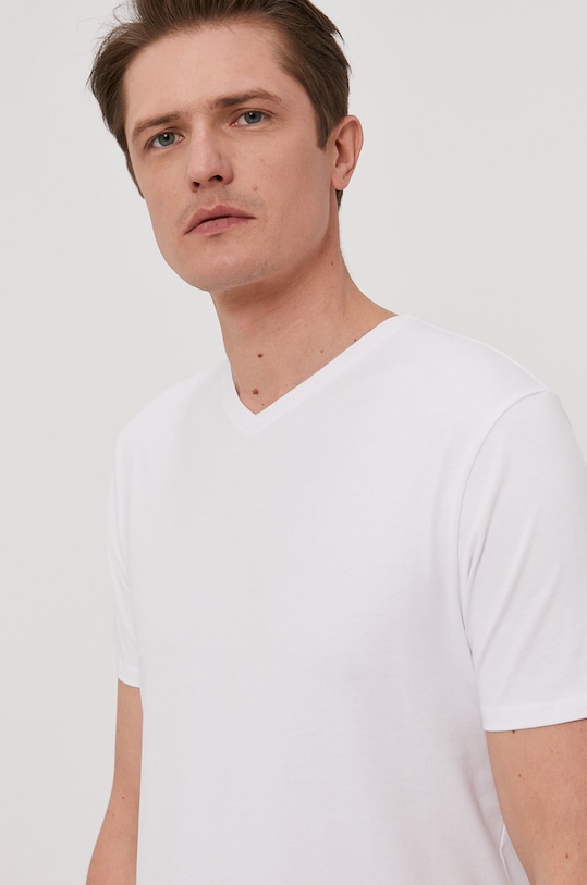 Selected Homme - Pánske tričko biela 16073458