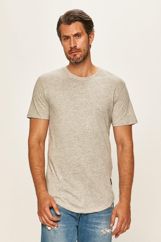 Only & Sons - T-shirt regular szary 22002973..