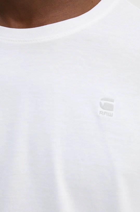 G-Star tricou din bumbac D16411.336 alb