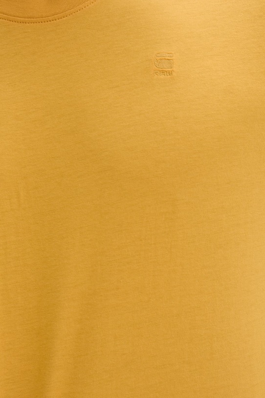 Bombažna kratka majica G-Star Raw D16411.336 rumena