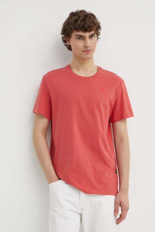Pamučna majica G-Star Raw Planet friendly roza D16411.336