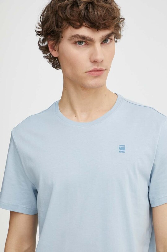 Bavlněné tričko G-Star Raw modrá D16411.336
