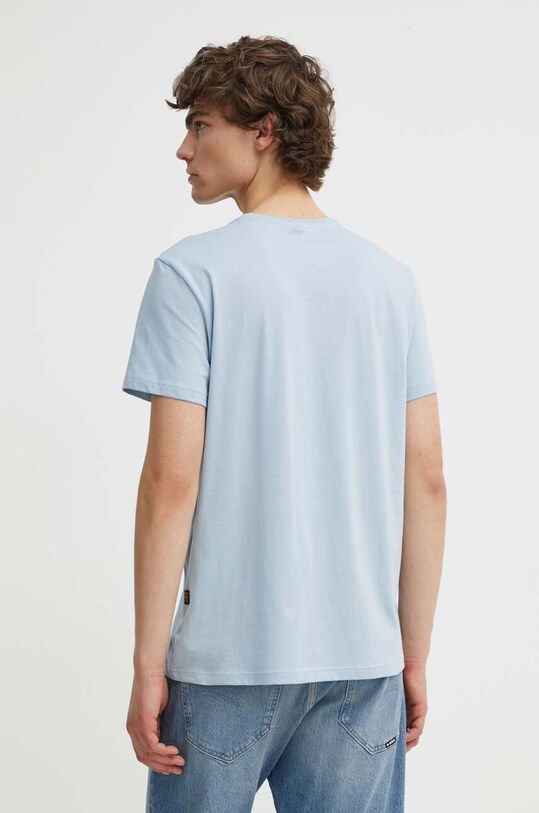 Oblečení Bavlněné tričko G-Star Raw D16411.336 modrá