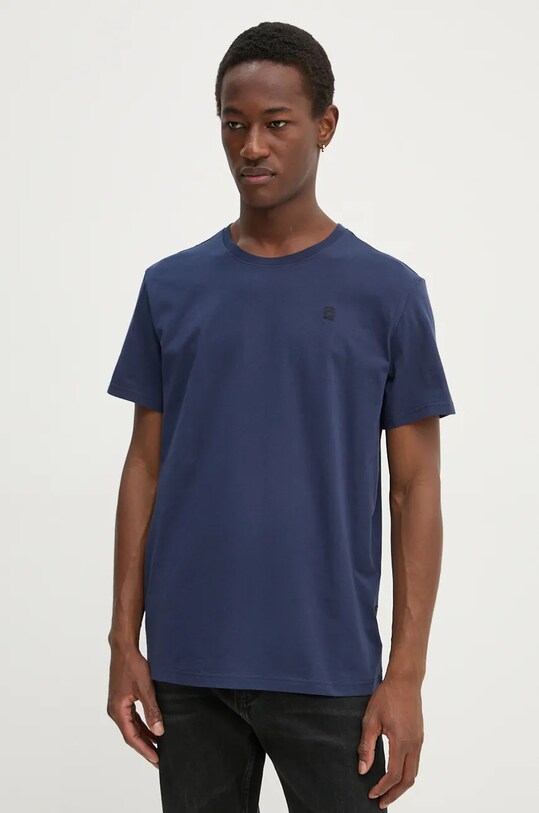 G-Star t-shirt bawełniany bawełna granatowy D16411.336
