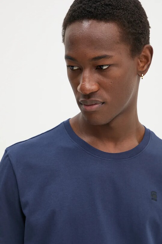 G-Star t-shirt bawełniany granatowy D16411.336
