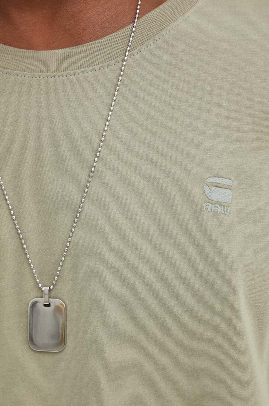 G-Star t-shirt bawełniany D16411.336 zielony
