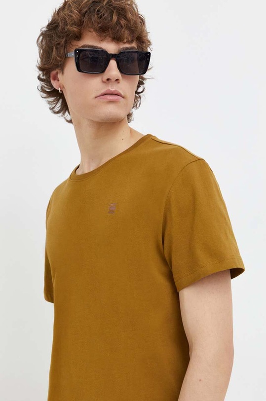 G-Star t-shirt bawełniany bawełna zielony D16411.336