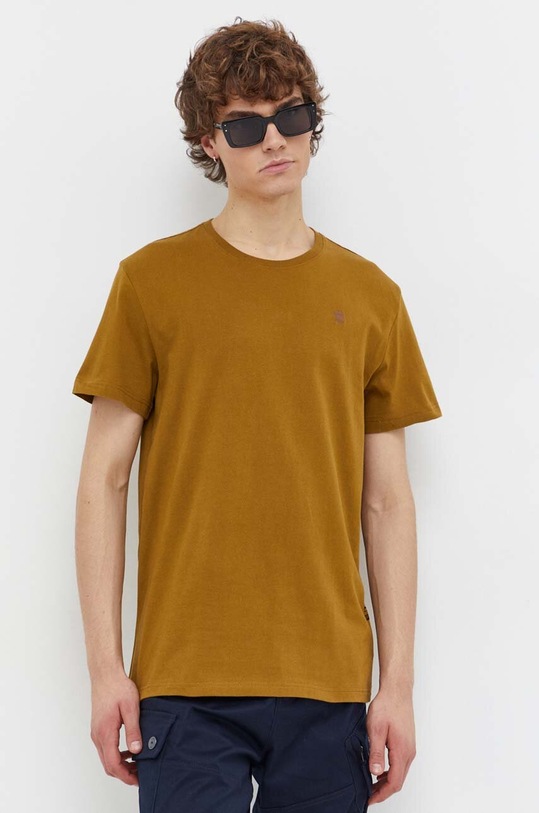 G-Star t-shirt bawełniany zielony D16411.336