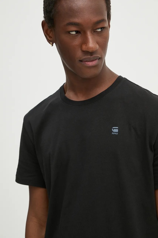 G-Star t-shirt bawełniany czarny D16411.336