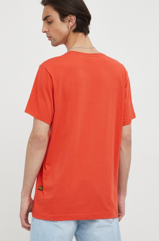 Oblečení Bavlněné tričko G-Star D16411.336 oranžová