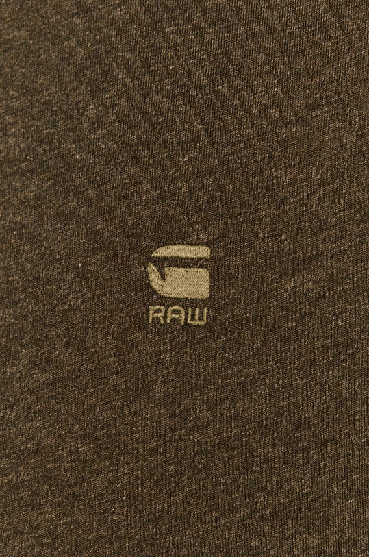 Bavlnené tričko G-Star D16411.336 zelená