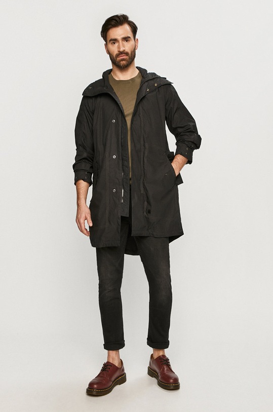 G-Star t-shirt bawełniany D16411.336 zielony AA00