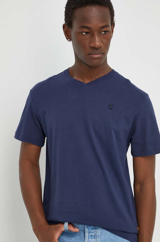 G-Star tricou uni bleumarin D16412.336