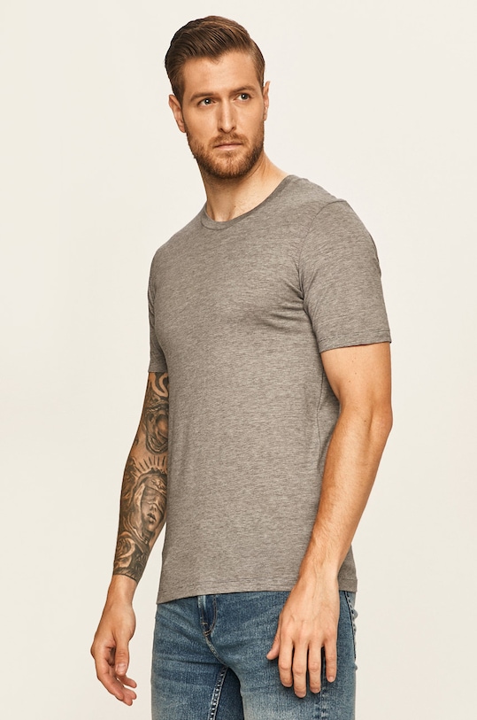 Selected Homme - T-shirt bawełna granatowy 16057143