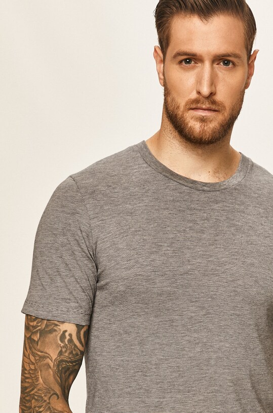 Selected Homme - T-shirt granatowy 16057143