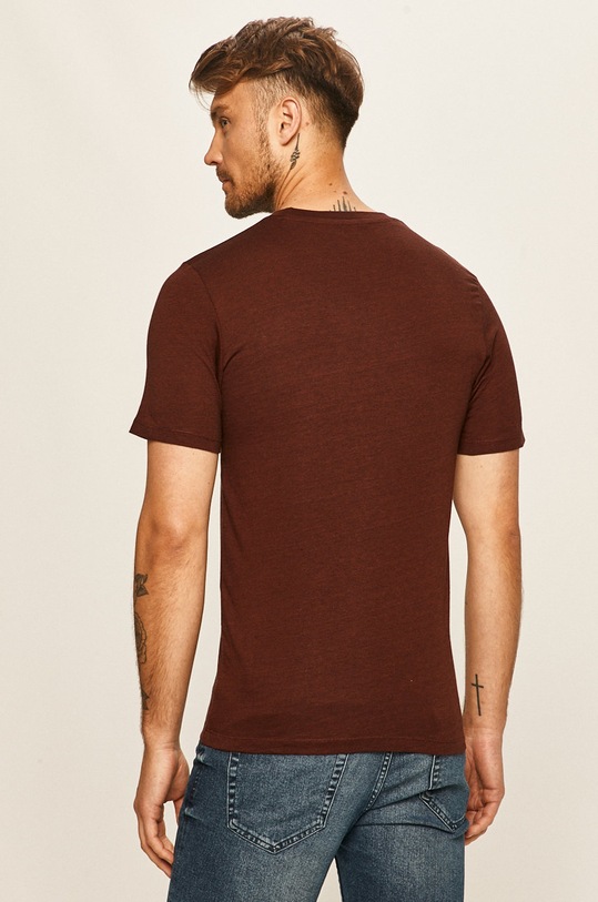 Odzież Selected Homme - T-shirt 16057143 bordowy