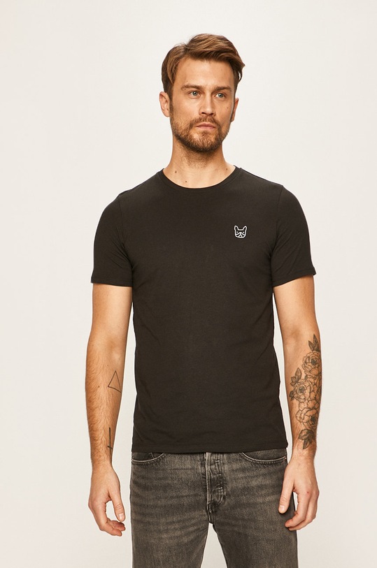 Jack & Jones - Tričko hladký černá 12164931