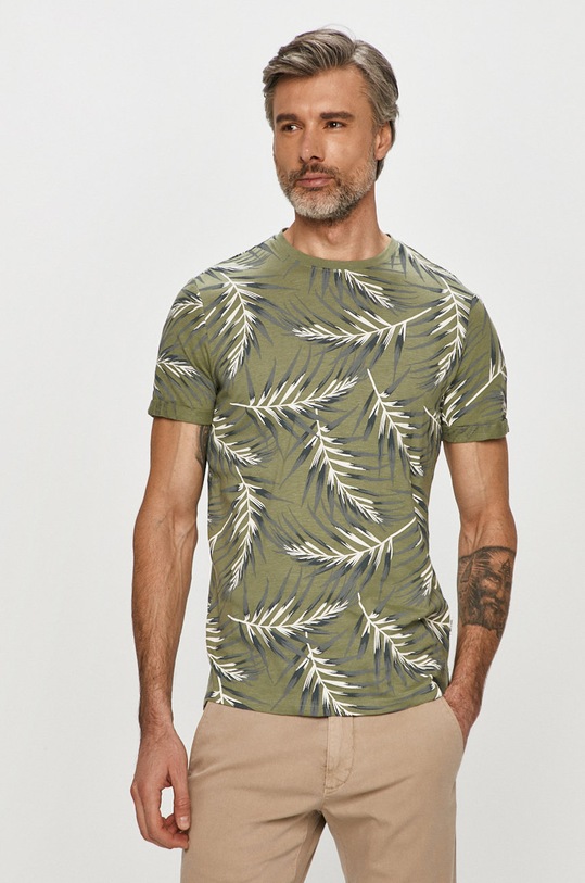 Only & Sons - T-shirt nadruk turkusowy 22016762