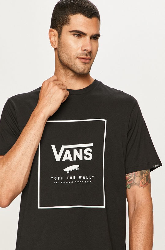 Vans - Tričko potlač čierna VN0A312SY281