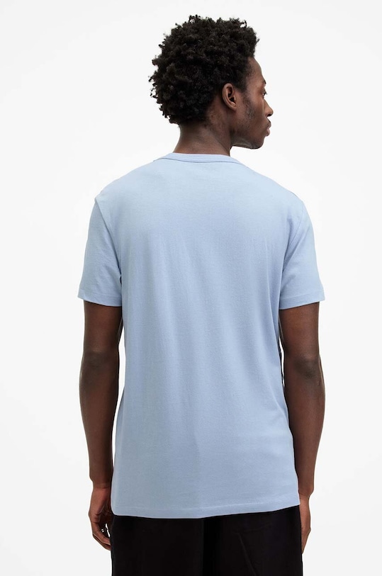 Îmbrăcăminte AllSaints tricou TONIC SS CREW MD109E albastru