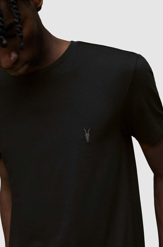 AllSaints - Футболка Tonic SS Crew чорний MD109E