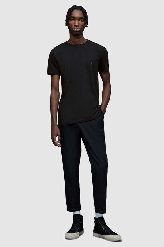 Одяг AllSaints - Футболка Tonic SS Crew MD109E чорний