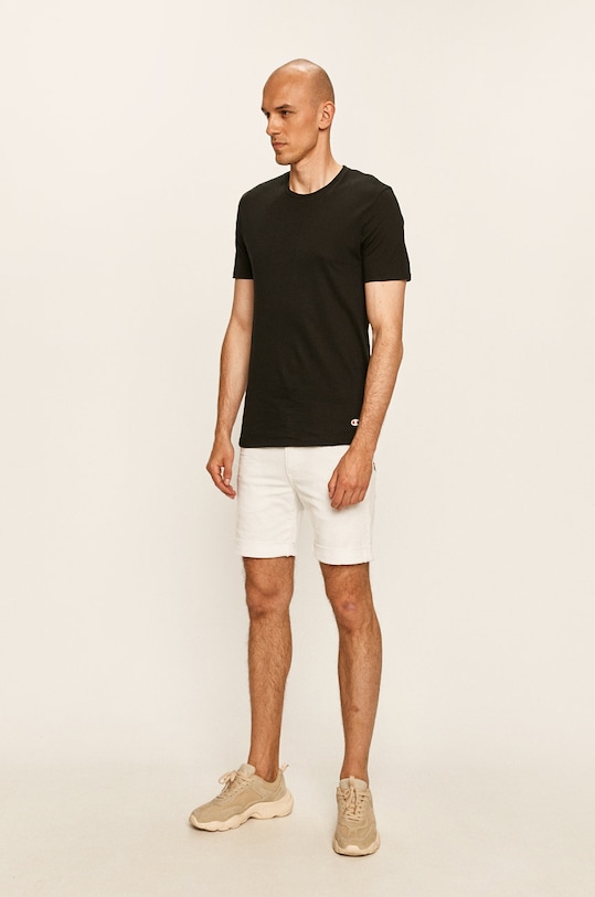 Champion - T-shirt (2-pack) Y09G5 Y09G5 czarny AA00