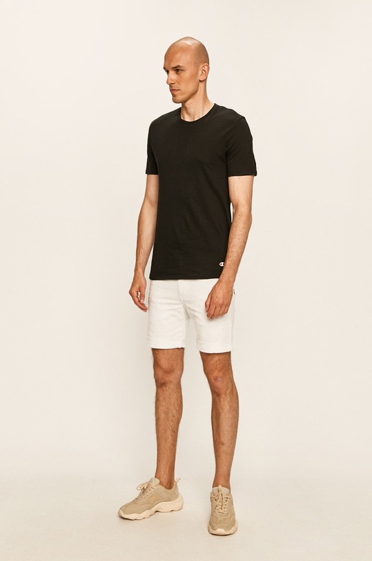 Champion - T-shirt (2-pack) Y09G5 Y09G5 czarny AA00