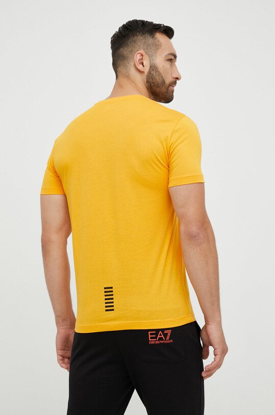 Îmbrăcăminte EA7 Emporio Armani tricou din bumbac 8NPT51.PJM9Z galben