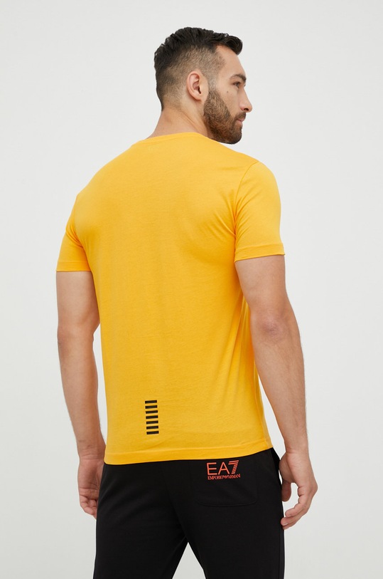Odzież EA7 Emporio Armani t-shirt bawełniany 8NPT51.PJM9Z 8NPT51.PJM9Z żółty