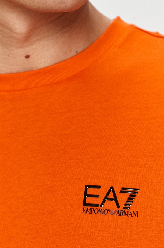 Bavlnené tričko EA7 Emporio Armani 8NPT51.PJM9Z oranžová