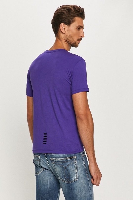 Oblečenie Bavlnené tričko EA7 Emporio Armani 8NPT51.PJM9Z fialová
